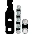 Loudspeaker / Mic Mesh For iPhone XS Max (White) (10 Pack)