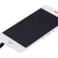 LCD Assembly With Steel Plate For iPhone 6S (Aftermarket) (White)