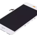 LCD Assembly With Steel Plate For iPhone 7 Plus (Aftermarket) (White)