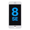 LCD Assembly With Steel Plate For iPhone 8 / SE (2020 / 2022) (Aftermarket) (White)