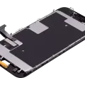 Дисплейний модуль (LCD) зі сталевою пластиною для iPhone 8 / SE (2020 / 2022) (Aftermarket) (чорний)