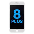 LCD Assembly With Steel Plate For iPhone 8 Plus (Aftermarket) (White)