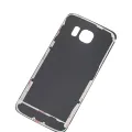 Back Cover Glass For Samsung Galaxy S6 Edge (No Logo) (Aftermarket Plus) (Black Sapphire)