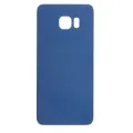 Back Cover Glass For Samsung Galaxy S6 Edge (No Logo) (Aftermarket Plus) (Black Sapphire)