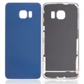 Back Cover Glass For Samsung Galaxy S6 Edge (No Logo) (Aftermarket Plus) (Black Sapphire)