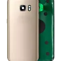 Back Cover Glass With Camera Lens For Samsung Galaxy S7 (Service Pack) (Gold Platinum)