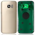 Back Cover Glass With Camera Lens For Samsung Galaxy S7 (Service Pack) (Gold Platinum)