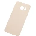 Back Cover Glass For Samsung Galaxy S6 Edge (No Logo) (Aftermarket Plus) (Gold)