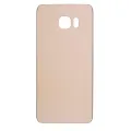 Back Cover Glass For Samsung Galaxy S6 Edge (No Logo) (Aftermarket Plus) (Gold)