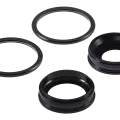 Back Camera Lens With Bracket & Bezel For iPhone 11 (2 Piece Set) (Aftermarket Plus) (Black)