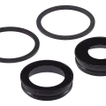 Back Camera Lens With Bracket & Bezel For iPhone 11 (2 Piece Set) (Aftermarket Plus) (Black)