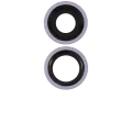 Back Camera Lens With Bracket & Bezel For iPhone 11 (2 Piece Set) (Aftermarket Plus) (Purple)