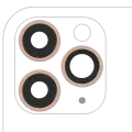 Back Camera Lens With Bracket & Bezel For iPhone 11 Pro / Pro Max (3 Piece Set) (Aftermarket Plus) (Gold)