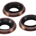 Back Camera Lens With Bracket & Bezel For iPhone 11 Pro / Pro Max (3 Piece Set) (Aftermarket Plus) (Gold)