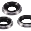 Back Camera Lens With Bracket & Bezel For iPhone 11 Pro / Pro Max (3 Piece Set) (Aftermarket Plus) (White)