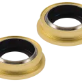 Back Camera Lens With Bracket & Bezel For iPhone 14 / 14 Plus (2 Piece Set) (Premium) (Yellow)