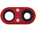 Back Camera Lens With Bracket & Bezel For iPhone 8 Plus (Aftermarket Plus) (Red) (10 Pack)