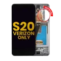 OLED Assembly With Frame For Samsung Galaxy S20 5G (Verizon 5G UW Frame Only) (Refurbished) (Cosmic Black)