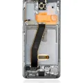 OLED Assembly With Frame For Samsung Galaxy S20 5G (Non-Verizon 5G UW Frame) (Refurbished) (Cosmic Gray)