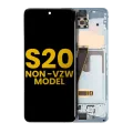 OLED Assembly With Frame For Samsung Galaxy S20 4G / 5G (Non-Verizon 5G UW Frame) (Refurbished) (Cloud Blue)