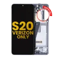 OLED Assembly With Frame For Samsung Galaxy S20 5G (Verizon 5G UW Frame Only) (Refurbished) (Cosmic Gray)