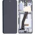 OLED Assembly With Frame For Samsung Galaxy S20 5G (Verizon 5G UW Frame Only) (Refurbished) (Cloud White)