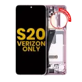 OLED Assembly With Frame For Samsung Galaxy S20 5G (Verizon 5G UW Frame Only) (Refurbished) (Cloud Pink)