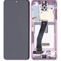 OLED Assembly With Frame For Samsung Galaxy S20 5G (Verizon 5G UW Frame Only) (Refurbished) (Cloud Pink)