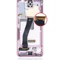 OLED Assembly With Frame For Samsung Galaxy S20 5G (Verizon 5G UW Frame Only) (Service Pack) (Cloud Pink)