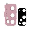 Back Camera Lens With Cover Bezel Ring For Samsung Galaxy S20 / S20 5G (Cloud Pink)