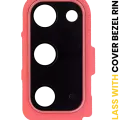 Back Camera Lens With Cover Bezel Ring For Samsung Galaxy S20 / S20 5G (Red)