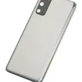 Back Cover Glass With Camera Lens For Samsung Galaxy S20 5G (No Logo) (Aftermarket Plus) (Cosmic Gray)