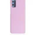 Back Cover Glass With Camera Lens For Samsung Galaxy S20 5G (No Logo) (Aftermarket Plus) (Cloud Pink)