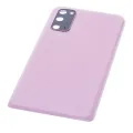 Back Cover Glass With Camera Lens For Samsung Galaxy S20 5G (No Logo) (Aftermarket Plus) (Cloud Pink)