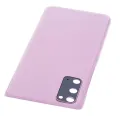 Back Cover Glass With Camera Lens For Samsung Galaxy S20 5G (No Logo) (Aftermarket Plus) (Cloud Pink)
