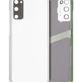 Back Cover Glass With Camera Lens For Samsung Galaxy S20 5G (No Logo) (Aftermarket Plus) (Cloud White)