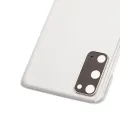 Back Cover Glass With Camera Lens For Samsung Galaxy S20 5G (No Logo) (Aftermarket Plus) (Cloud White)