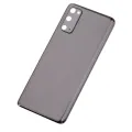 Back Cover Glass With Camera Lens For Samsung Galaxy S20 5G (No Logo) (Aftermarket Plus) (Cosmic Black)