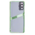 Back Cover Glass With Camera Lens For Samsung Galaxy S20 5G (No Logo) (Aftermarket Plus) (Cosmic Black)