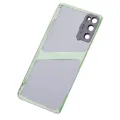 Back Cover Glass With Camera Lens For Samsung Galaxy S20 5G (No Logo) (Aftermarket Plus) (Cosmic Black)