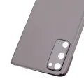 Back Cover Glass With Camera Lens For Samsung Galaxy S20 5G (No Logo) (Aftermarket Plus) (Cosmic Black)