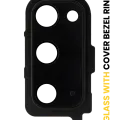 Back Camera Lens With Cover Bezel Ring For Samsung Galaxy S20 / S20 5G (Cosmic Black)
