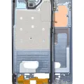 Mid-Frame Housing For Samsung Galaxy S20 Plus (Cloud Blue)