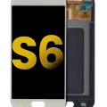 OLED Assembly Without Frame For Samsung Galaxy S6 (Refurbished) (White Pearl)