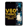 OLED Assembly With Frame For LG V60 ThinQ 5G (Non-Verizon 5G UW Frame) (Refurbished) (Black)