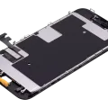 Дисплейний модуль (LCD) зі сталевою пластиною для iPhone 8 / SE (2020 / 2022) (Aftermarket Pro: XO7 Incell) (чорний)
