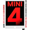 Дисплейний модуль з тачскріном для iPad Mini 4 (Aftermarket Pro: XO7) (білий)