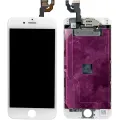 Complete LCD Assembly For iPhone 6 (With Front Camera: Prox Sensor & Earpiece Speaker) (Aftermarket Pro: XO7) (White)