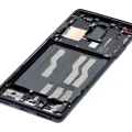 OLED Assembly With Frame For OnePlus 8 / 5G (Non-Verizon 5G UW Frame) (Refurbished) (Onyx Black)