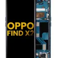 OLED Assembly With Frame For OPPO Find X2 (Refurbished) (Black)